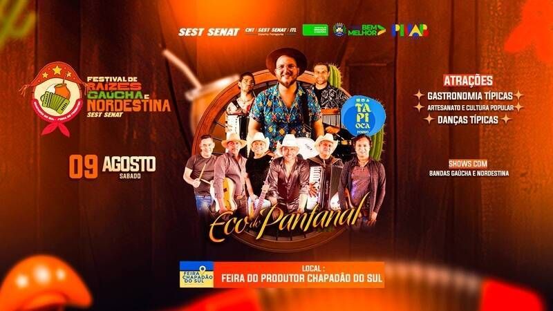 O Festival das Raízes Encontro das Culturas Gaúcha e Nordestina em Chapadão do sul