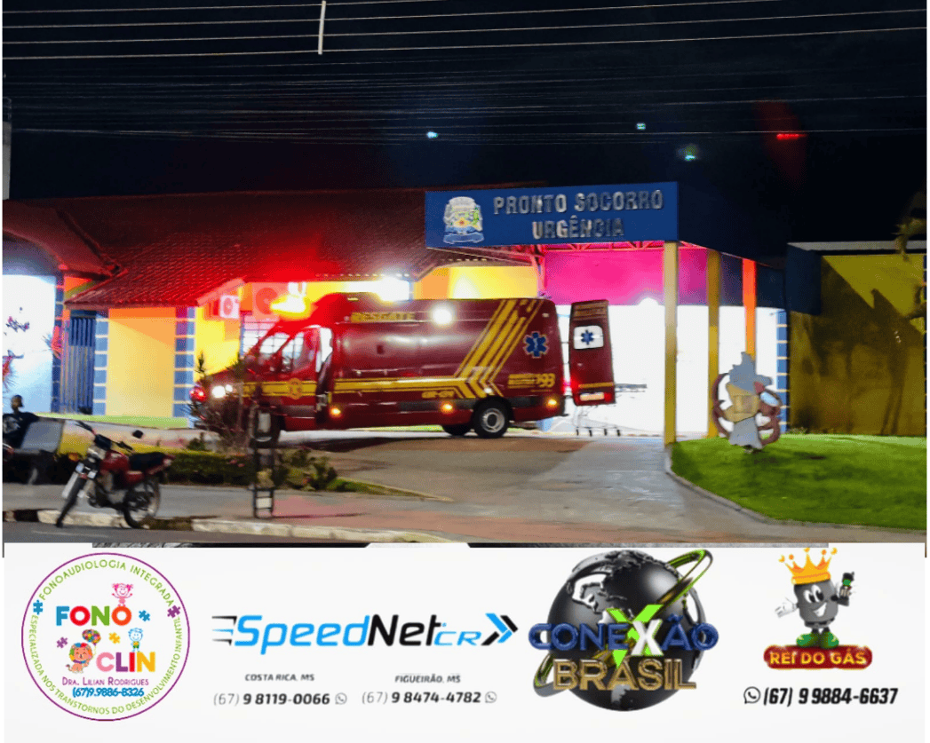 Pedrada e facada: homem é esfaqueado após agredir esposa e cai em bar no Flor do Cerrado, em Costa Rica, MS