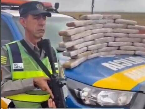 Polícia rodoviária apreende quase 43 kg de maconha na go-184, entre Jataí e Serranópolis