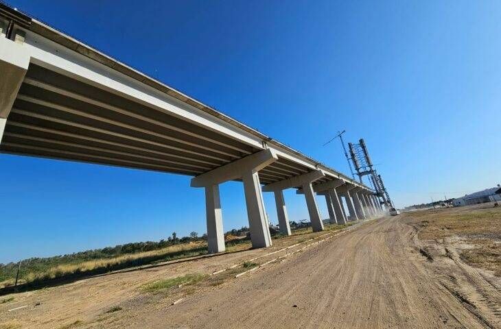 Ponte Binacional da Rota Bioceânica atinge 75% e deve ser entregue no segundo semestre de 2026