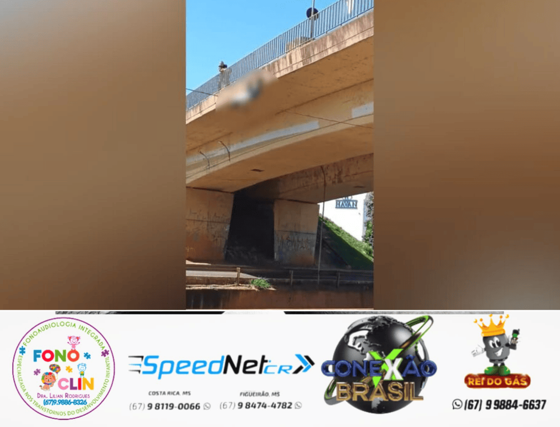 Queda de homem de viaduto foi amortecida por água em córrego