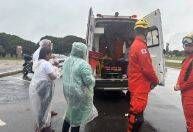 Raio atinge apoiadores de Nikolas Ferreira durante ato em Brasília