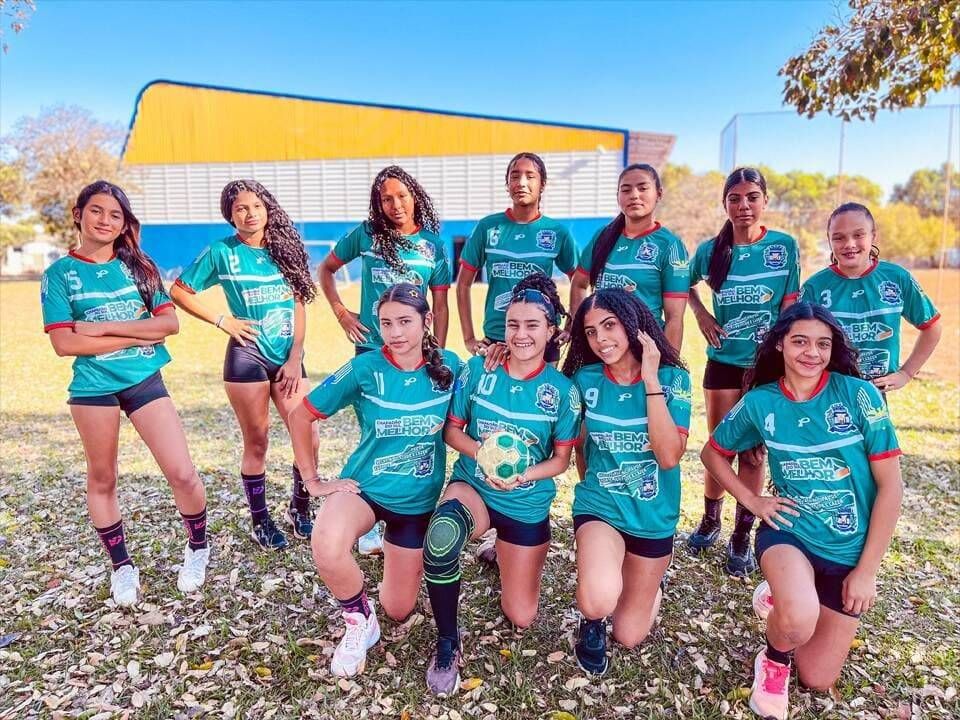 Seleções de Handebol de Chapadão do Sul se apresentou para os JEMS 2025