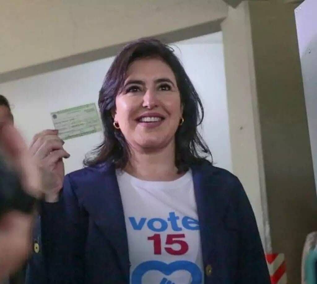 Simone Tebet rebate MDB e Puccinelli: 