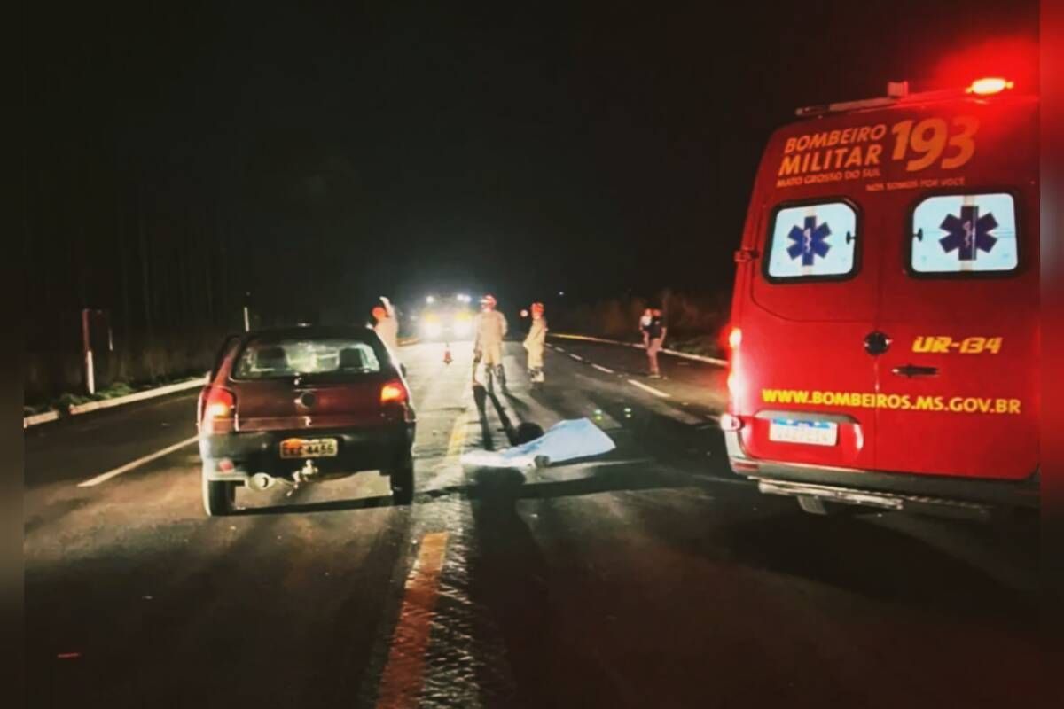 Tragédia: Motociclista morre em colisão na cidade de Costa Rica, MS.