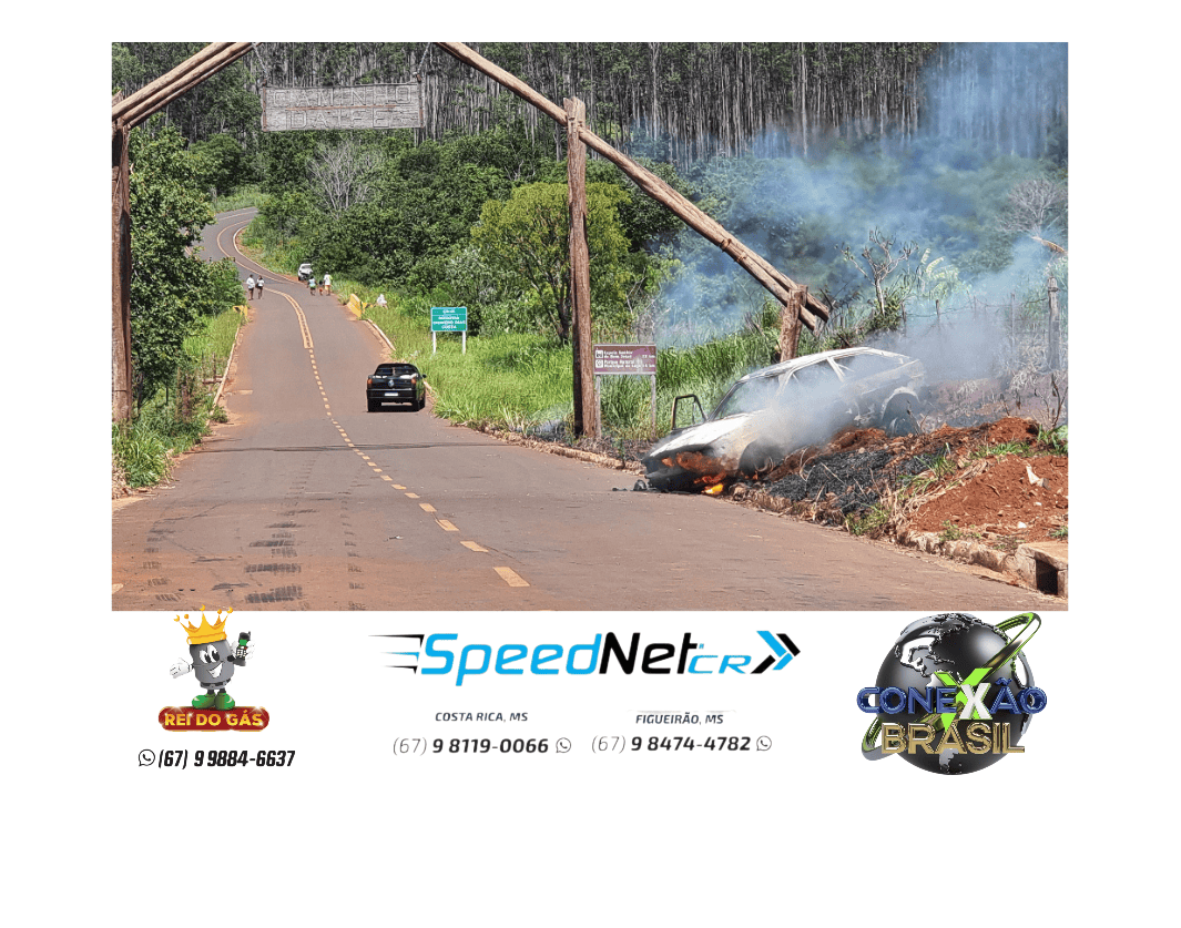 URGENTE: Incêndio agora na saída para Laje (CAMINHO DA FÉ). Carro pegou fogo e o fogo começou a se espalhar. (VÍDEO)