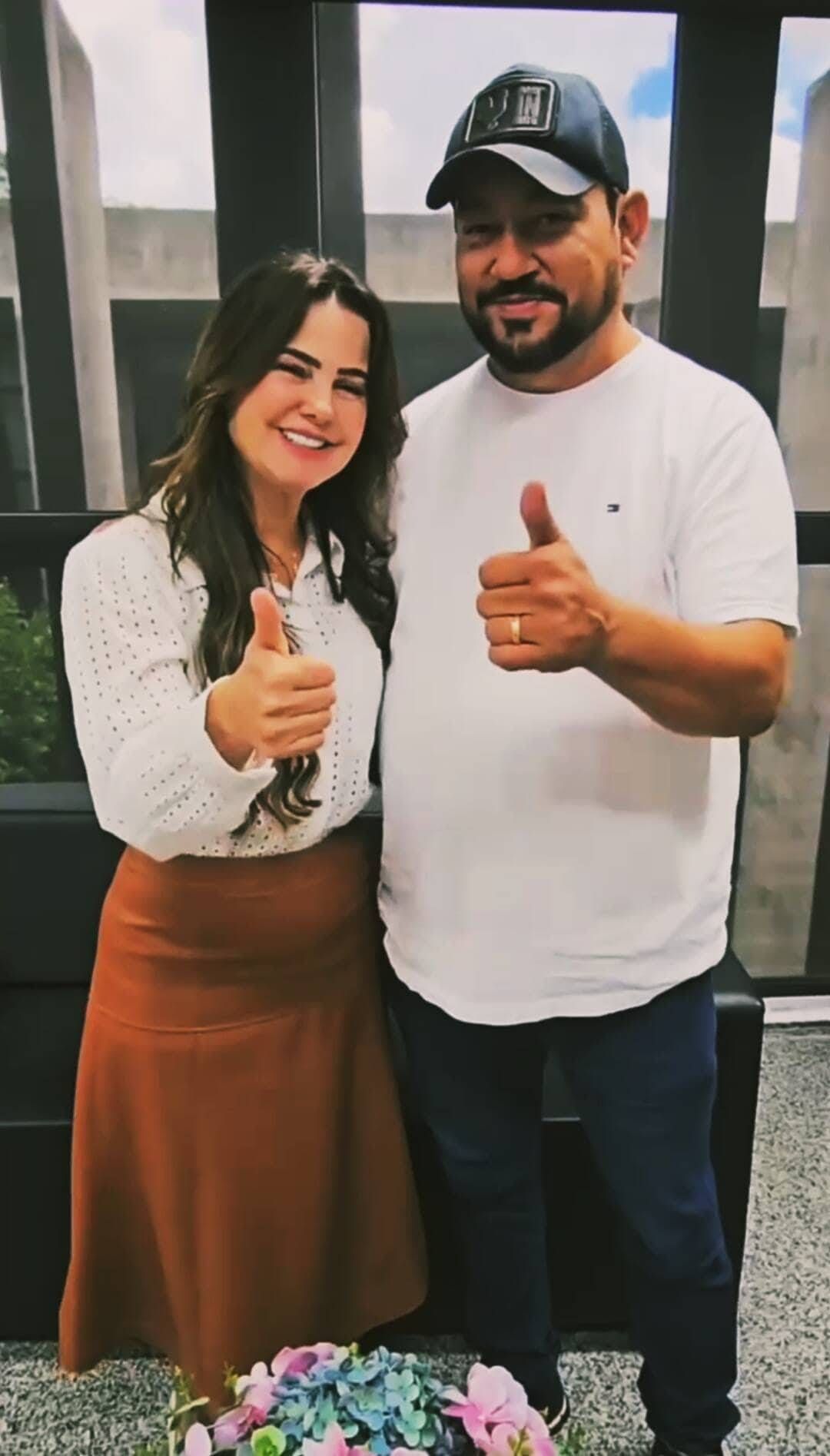 Vereador Popó visita o Deputada Mara Caseiro e pede um novo lar para idosos em Costa Rica, MS.
