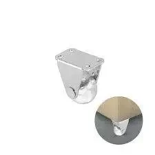 Rodizio Fixo 35mm Silicone Placa - Foto 1