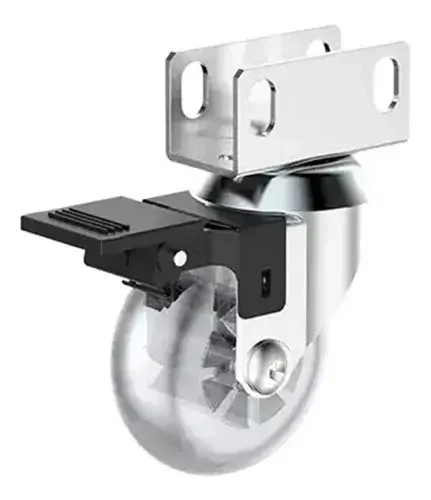 Rodizio Giratório 50mm Chapa U - Foto 1