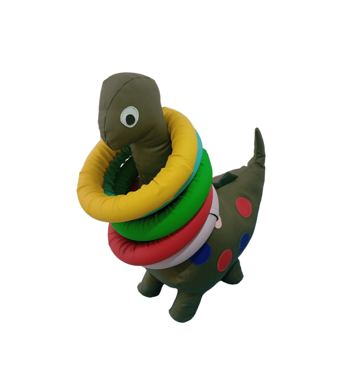 JOGO DE ARGOLAS DINO - Foto 1