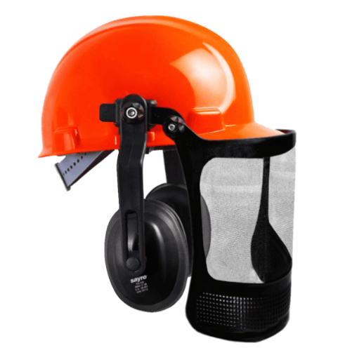 Capacete acoplado Protetor Auditivo e Tela 8 - Foto 1