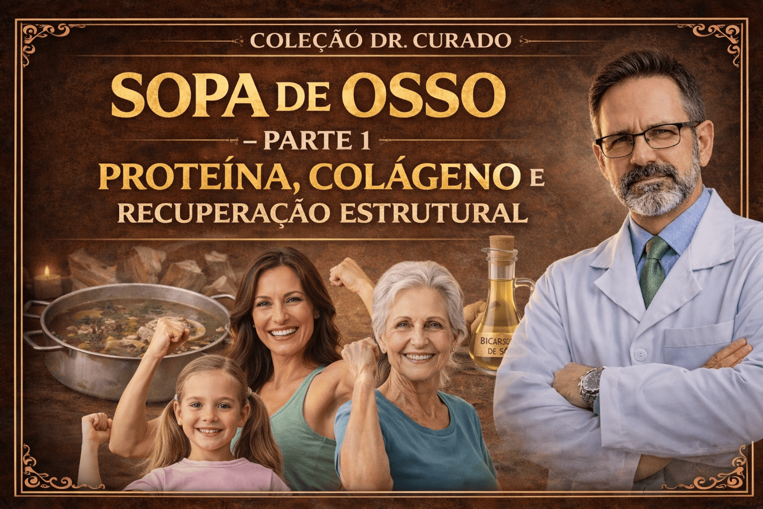 Sopa de Osso: Colágeno Alimentar, Proteína Estrutural e Recuperação Metabólica