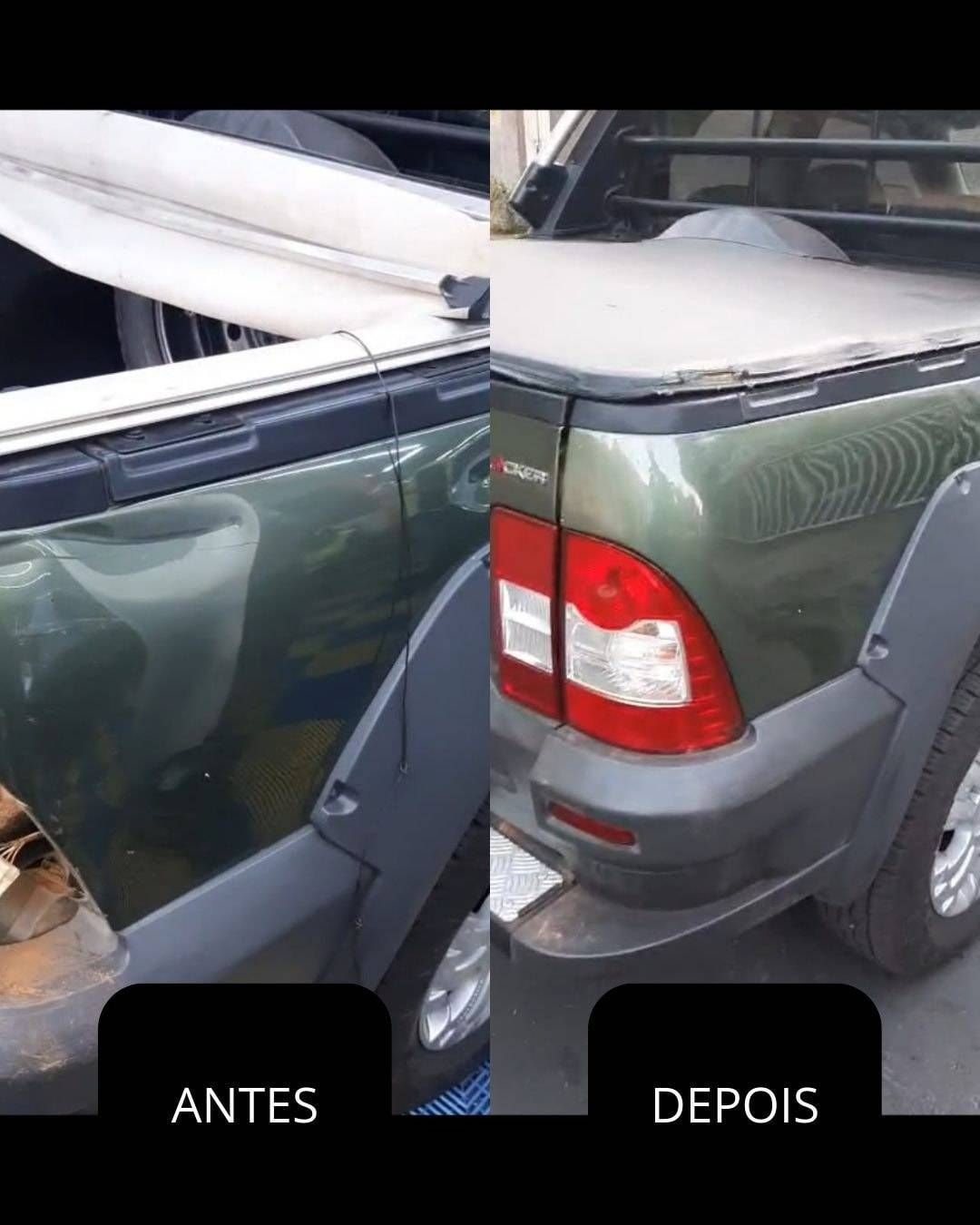 Amassado lateral traseira Strada