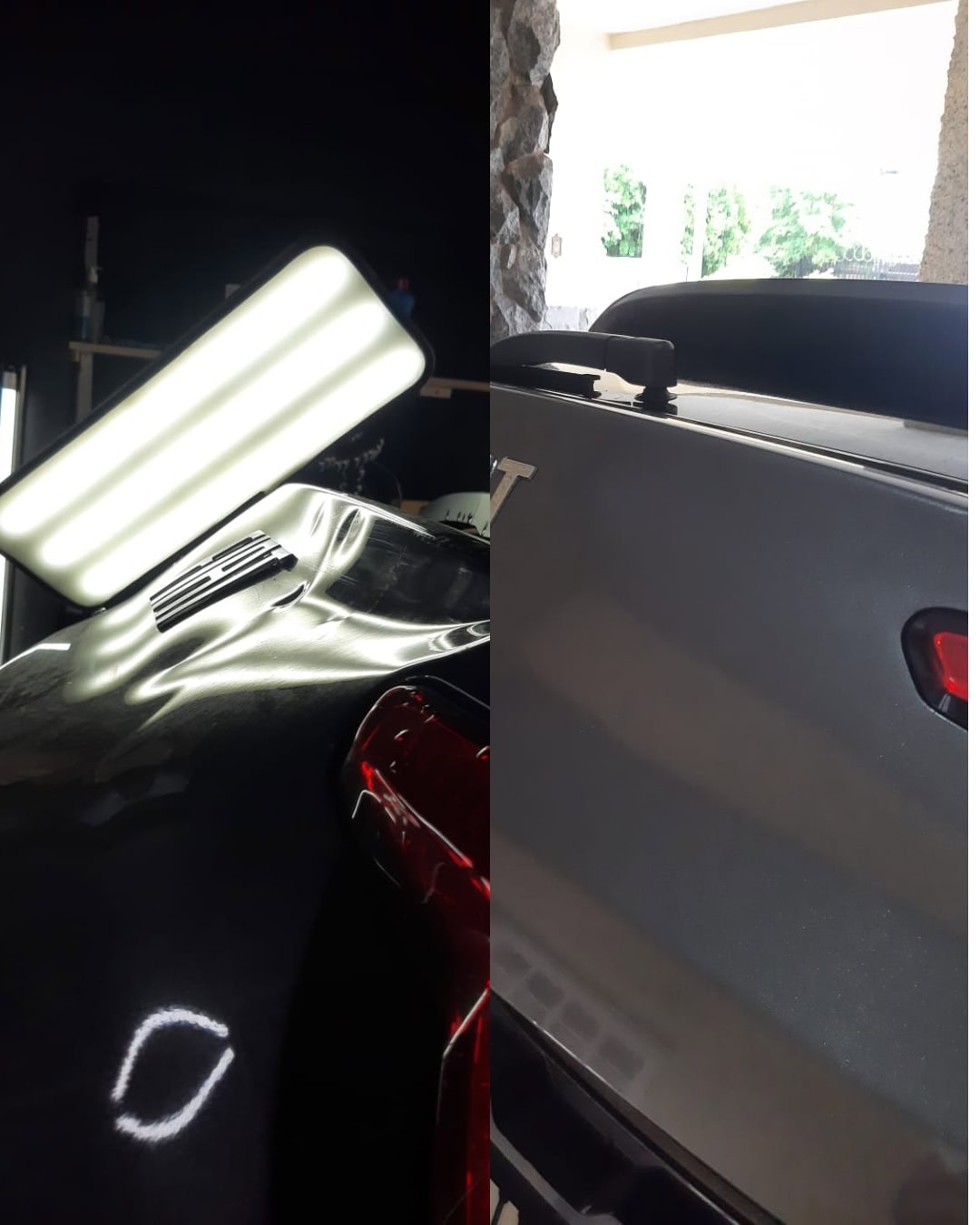 Amassado Tampa Traseira Argo