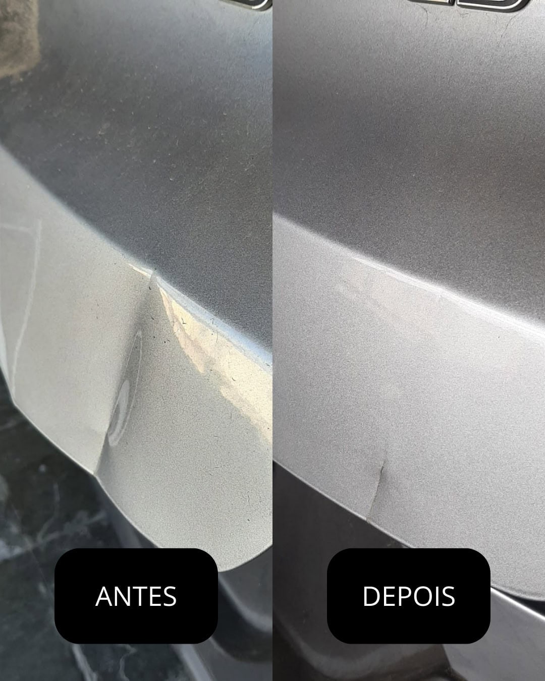 Amassado tampa traseira C3