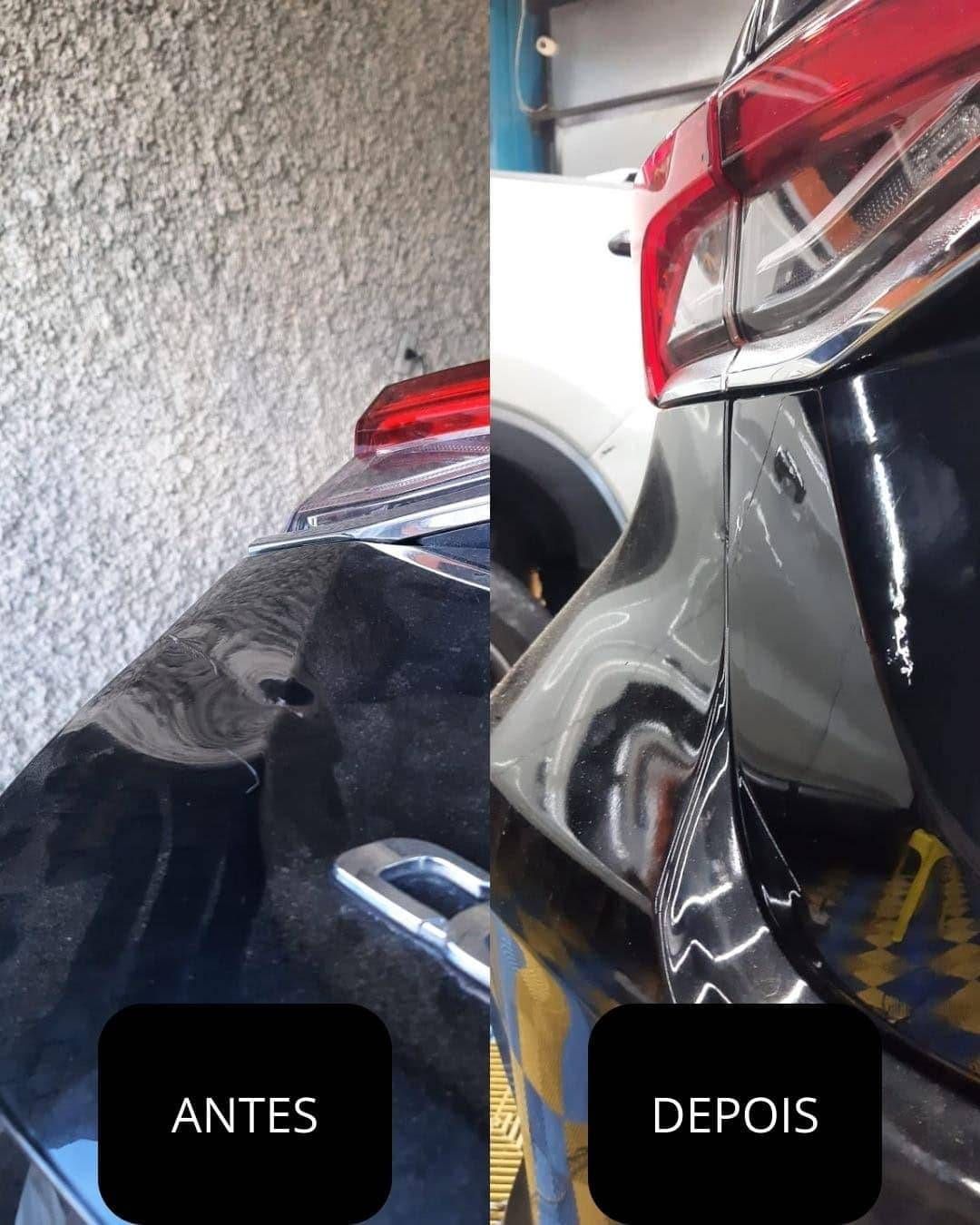 Amassado tampa traseira Corolla