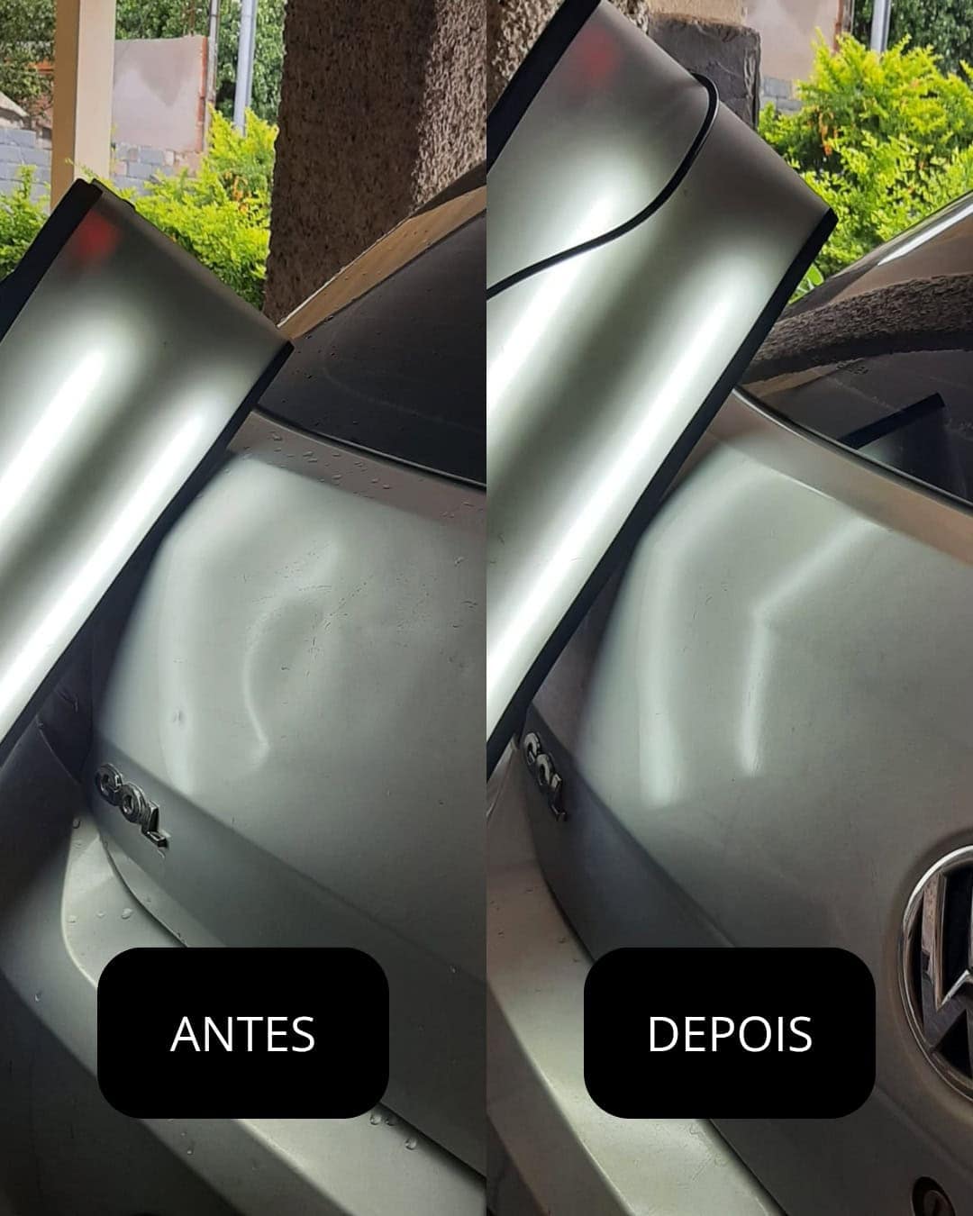 Amassado Tampa Traseira Gol