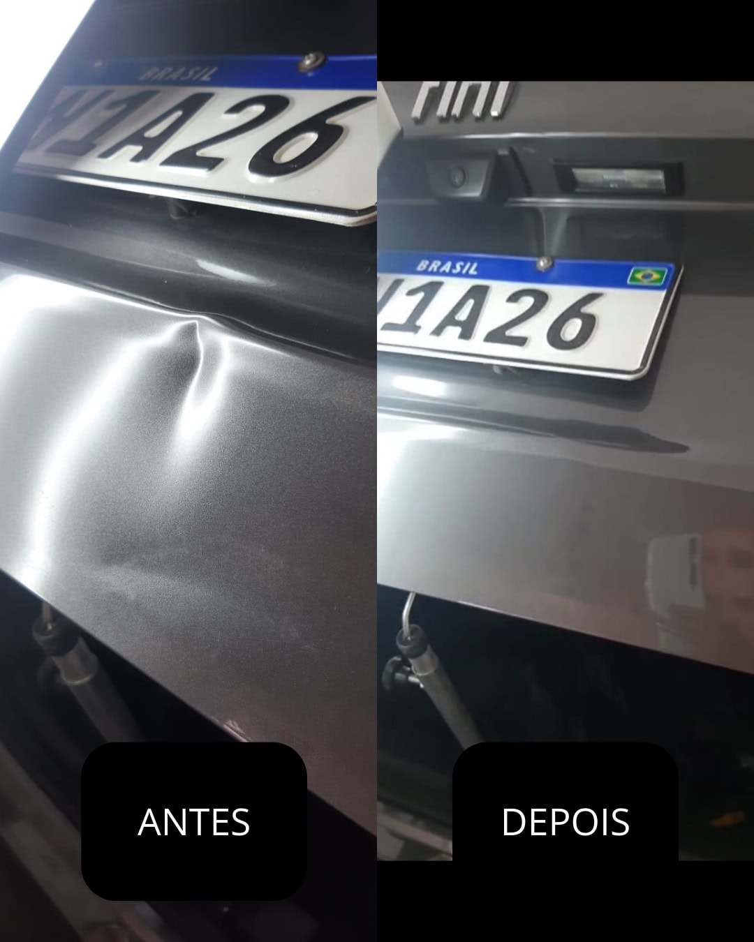 Amassado tampa traseira Honda HRV