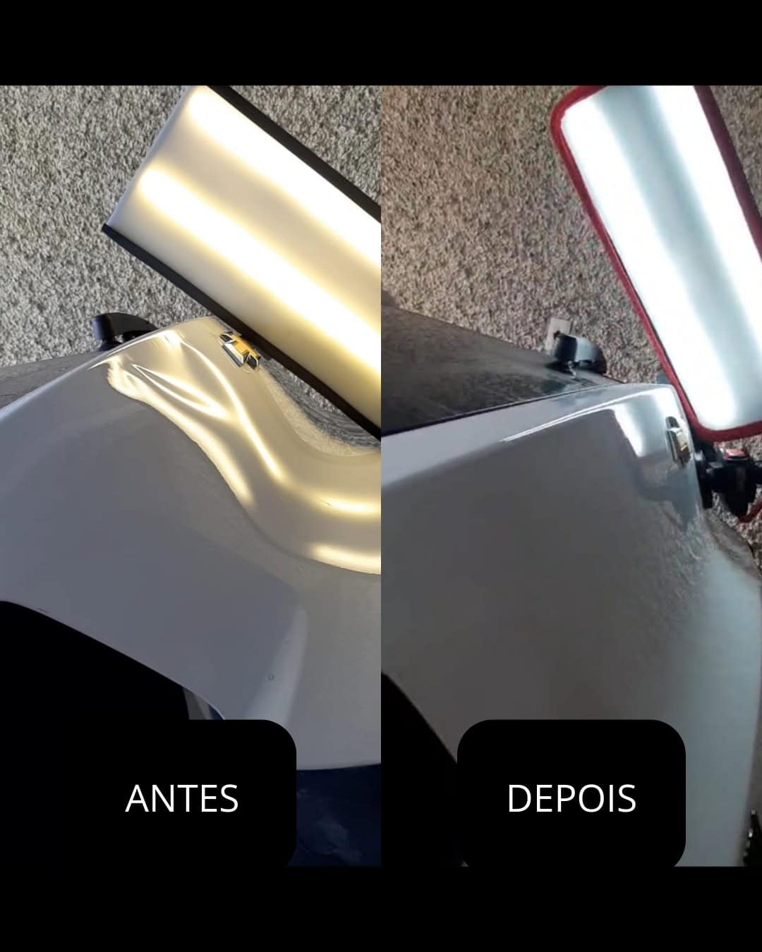 Amassado tampa traseira onix