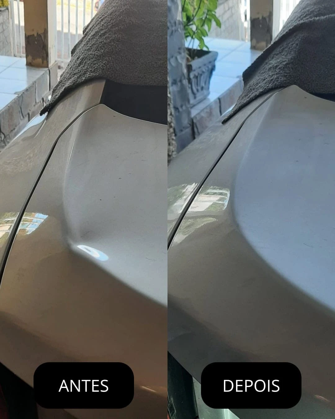 Amassado tampa traseira Onix sedan ltz antes