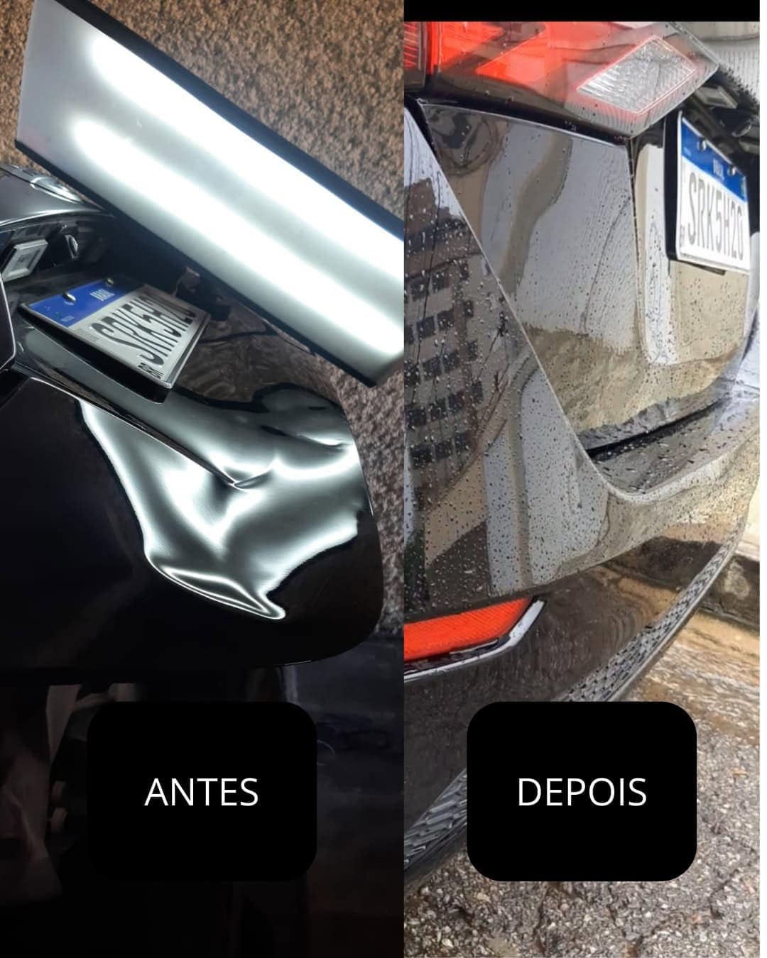 Amassado tampa traseira Sentra