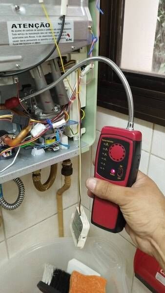 Teste de Vazamento de Gás