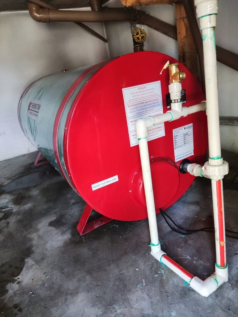 Instalação Boiler 400L