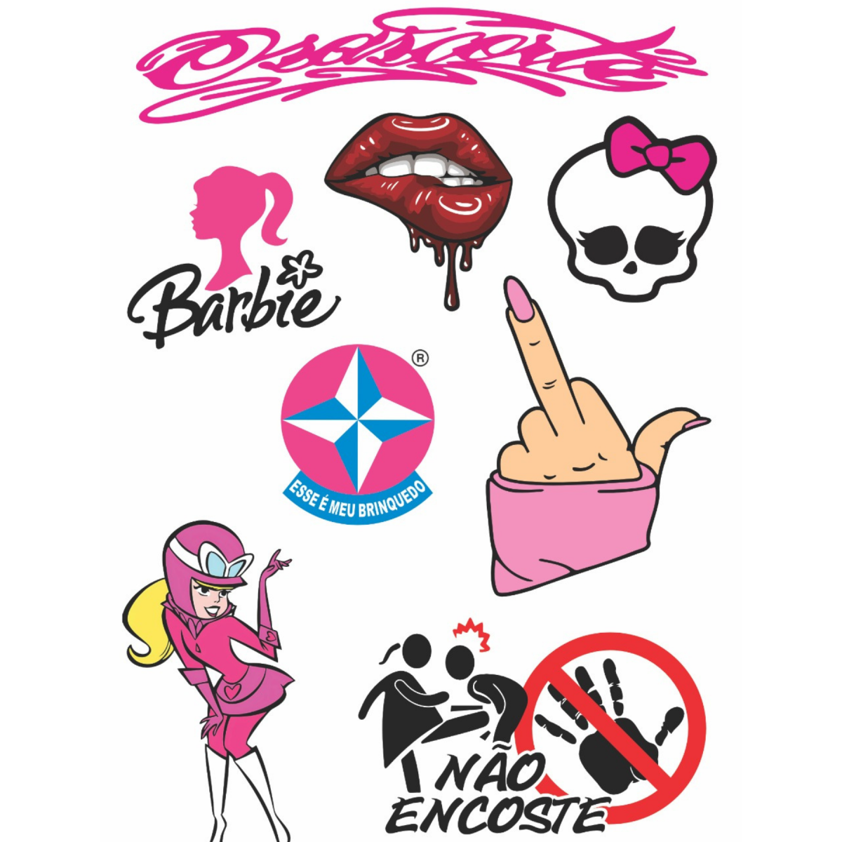 Cartela Adesivos - Foto 7