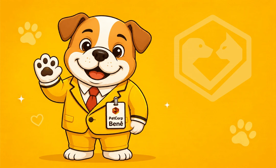 Você conhece o mascote da PetCorp? Apresentamos o nosso Benê
