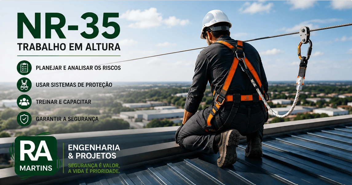 NR-35 Atualizada: Trabalho em Altura, Treinamento Presencial e Segurança