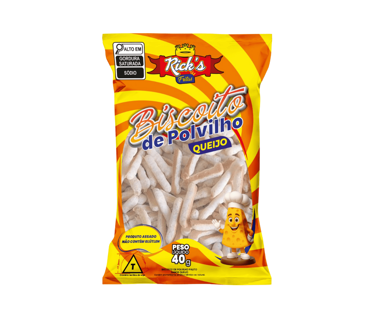 Biscoito de Polvilho 40g - Foto 1