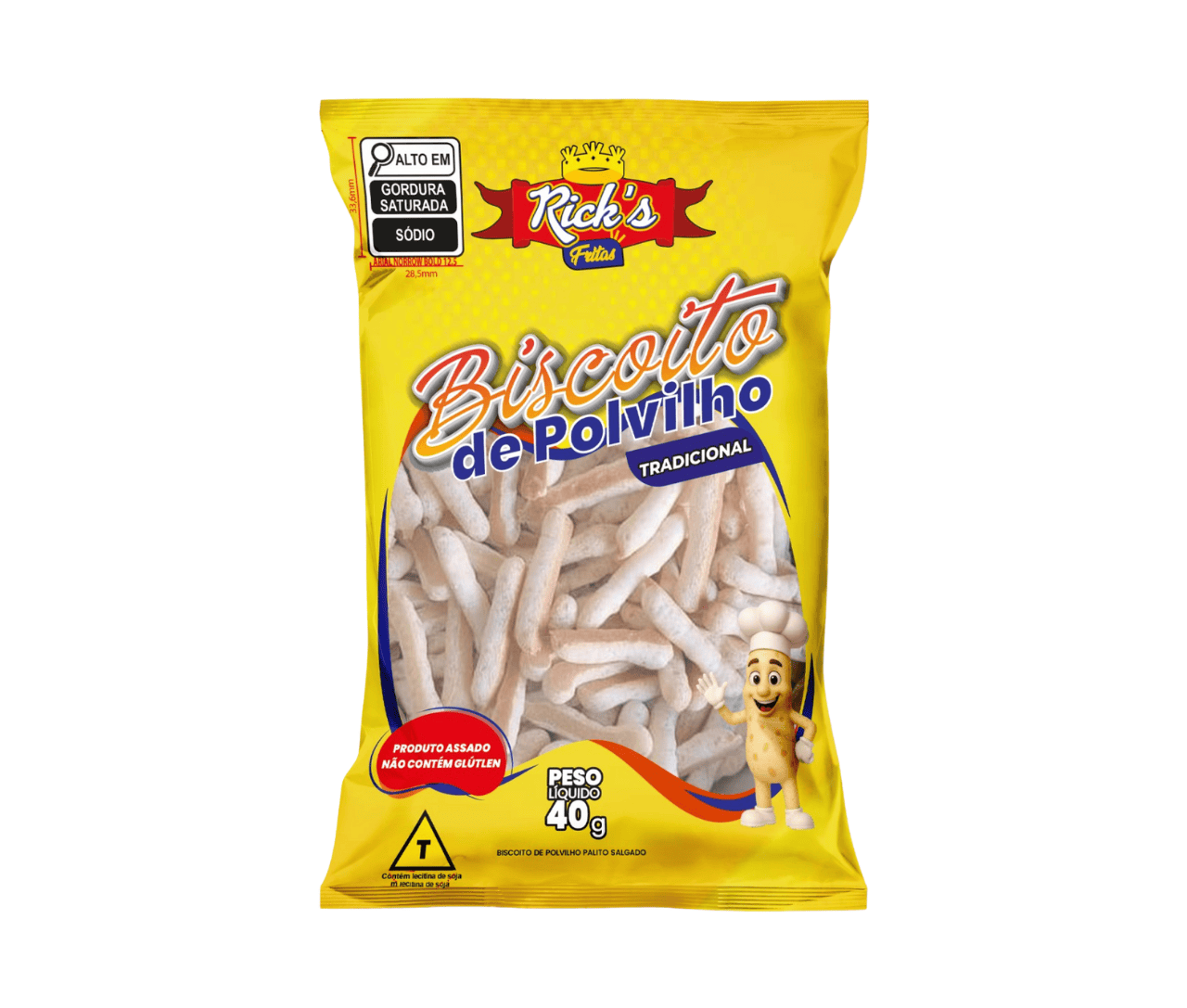 Biscoito de Polvilho 40g - Foto 2