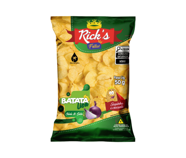 Batata Chips Lisa 50g - Foto 1