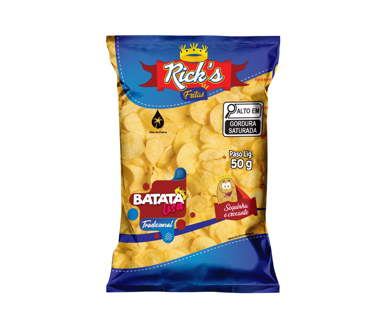Batata Chips Lisa 50g - Foto 2