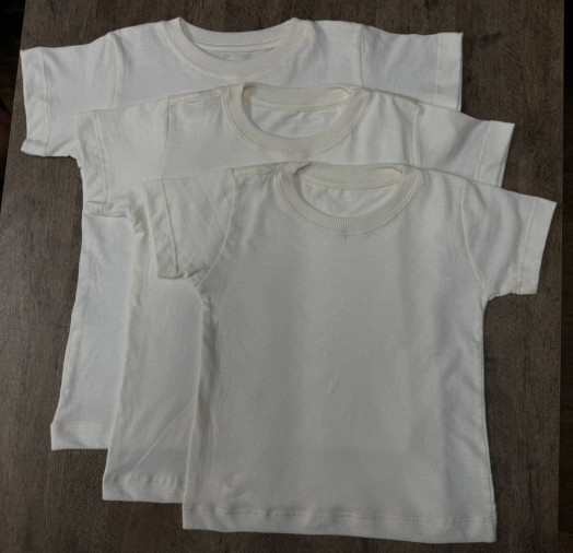 Camiseta Infantil Branca - Foto 1