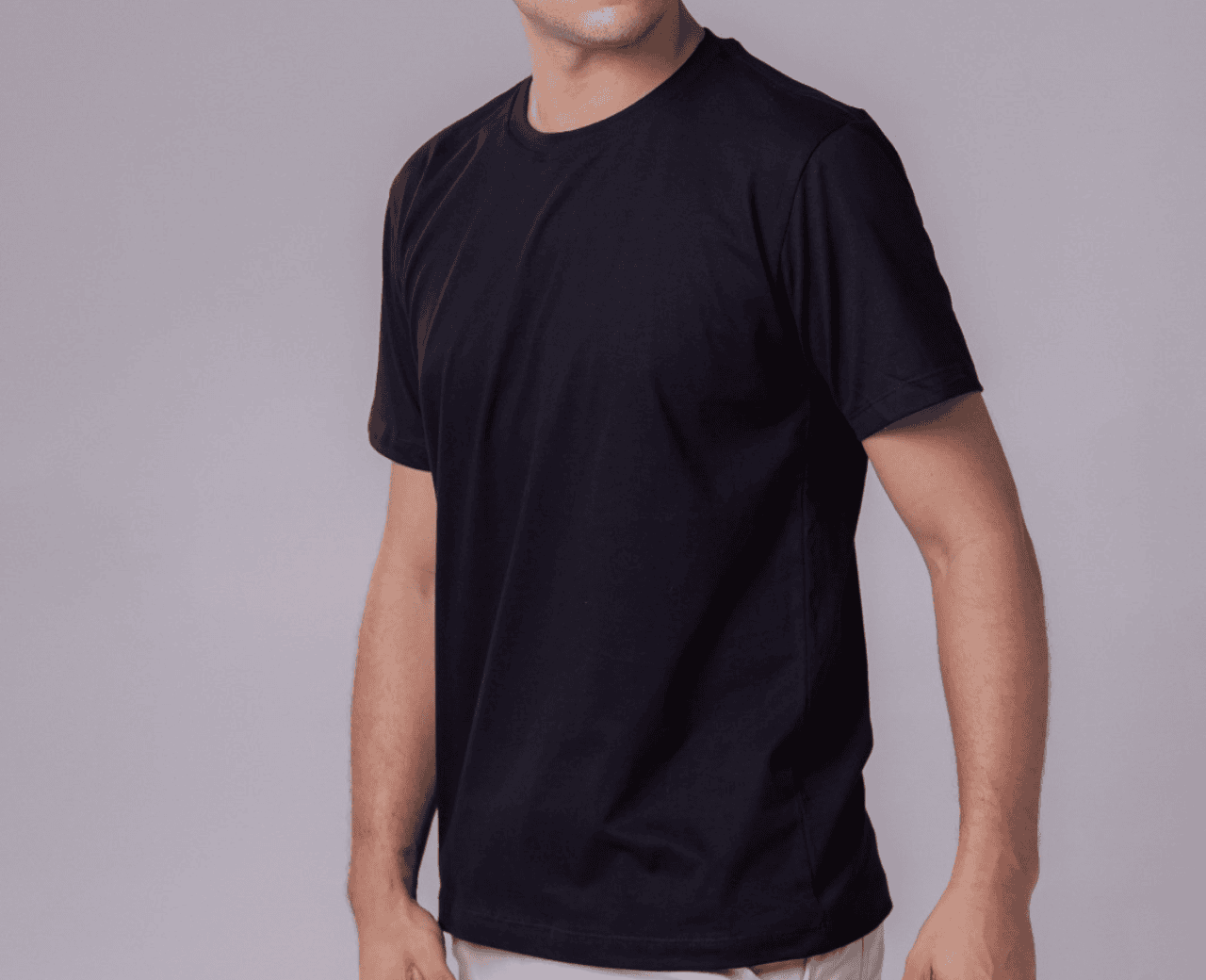 Camiseta Masculina Preta - Foto 2
