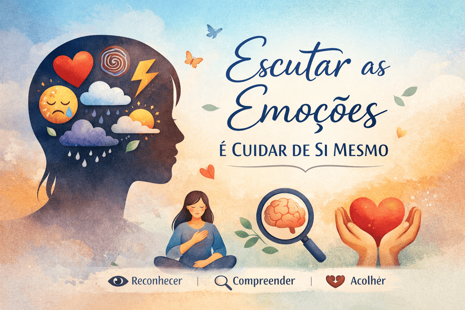 Emoções: sinais internos que pedem escuta, não julgamento