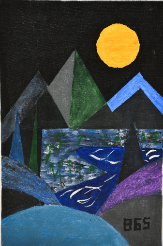 Montanha de Noite - Foto 1