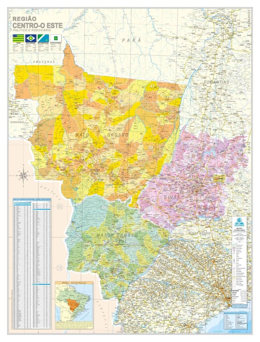 Mapa das Regiões do Brasil - Foto 3