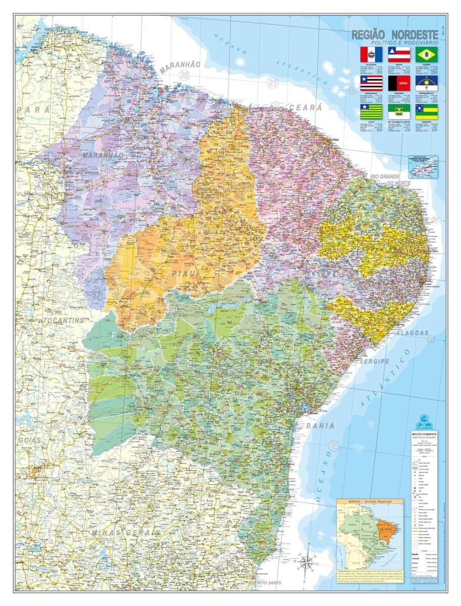 Mapa das Regiões do Brasil - Foto 4