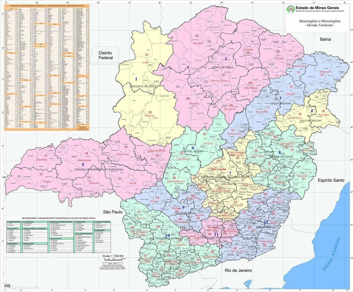 Mapa dos Estados - Foto 1