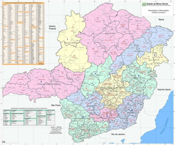 Mapa dos Estados - Foto 1