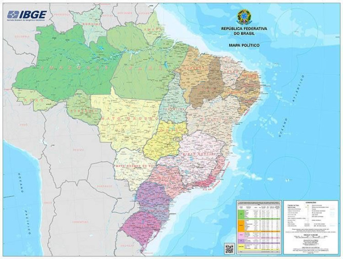 Mapas do Brasil - Foto 1