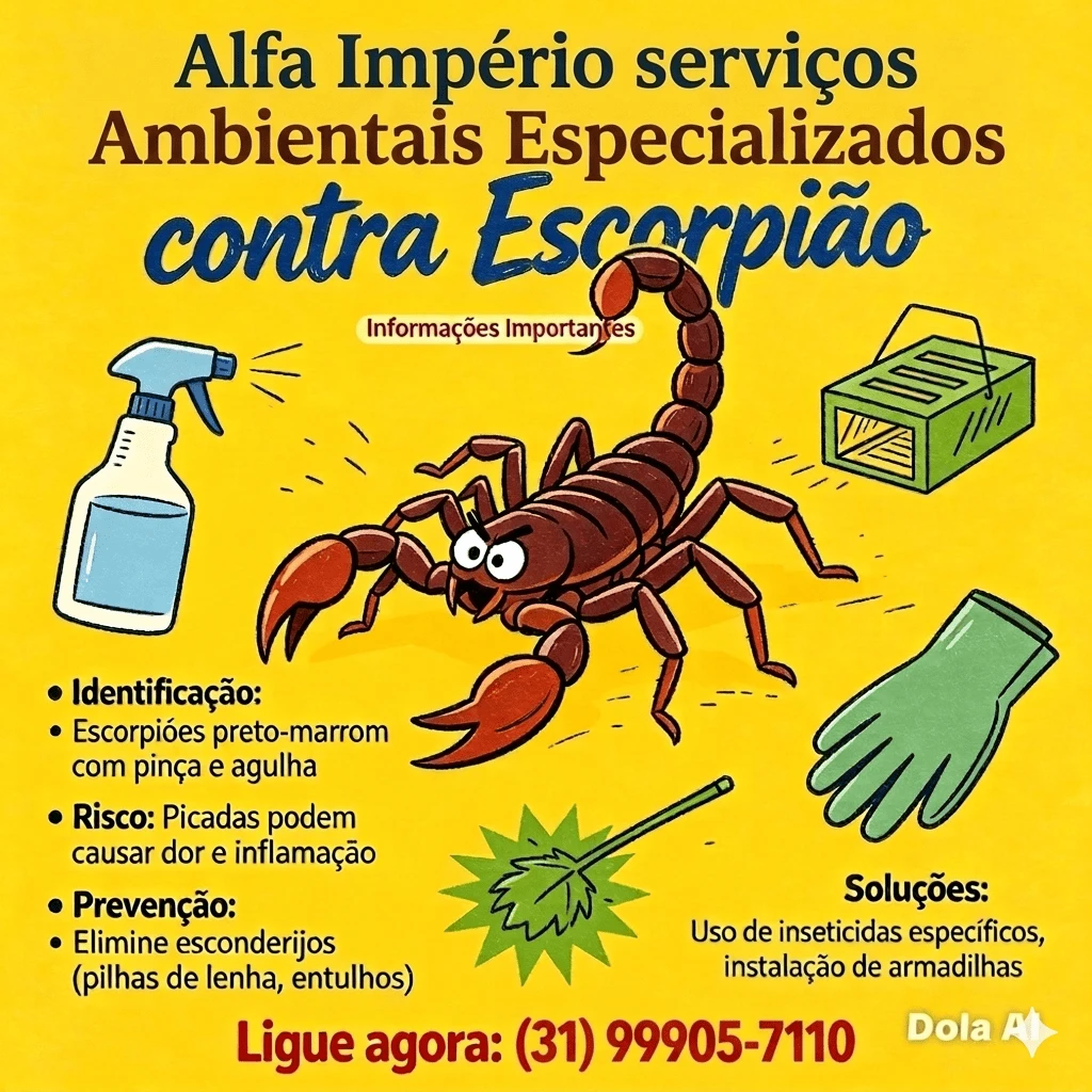 Controle de pragas (escorpião)