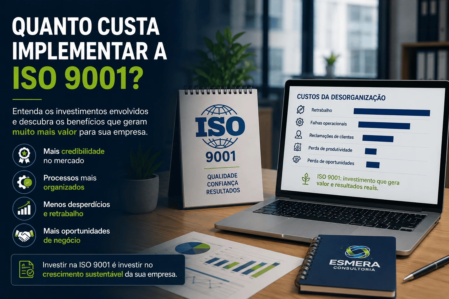 Quanto Custa Implementar a ISO 9001? Entenda os Investimentos e Benefícios