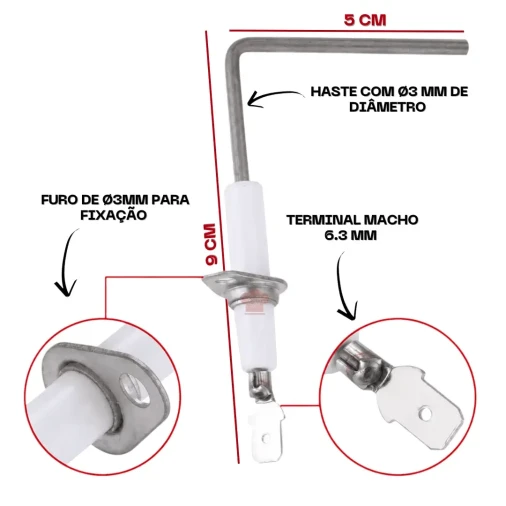 CENTELHADOR SENSOR DE CHAMA PARA FORNOS - Foto 1