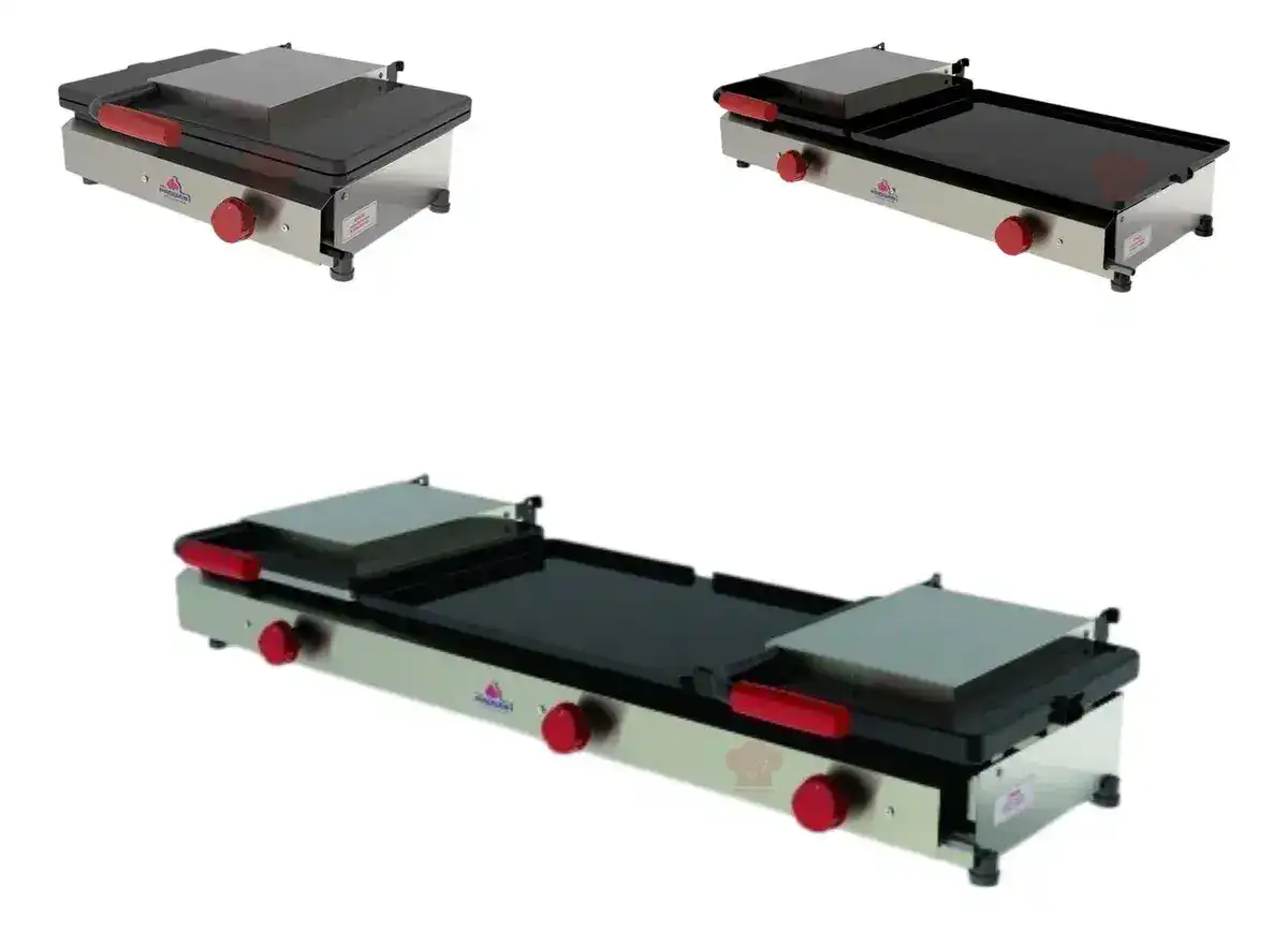 KIT 3 MANÍPULOS PARA GRILL CHAPAS BIFETEIRA A GÁS - Foto 3
