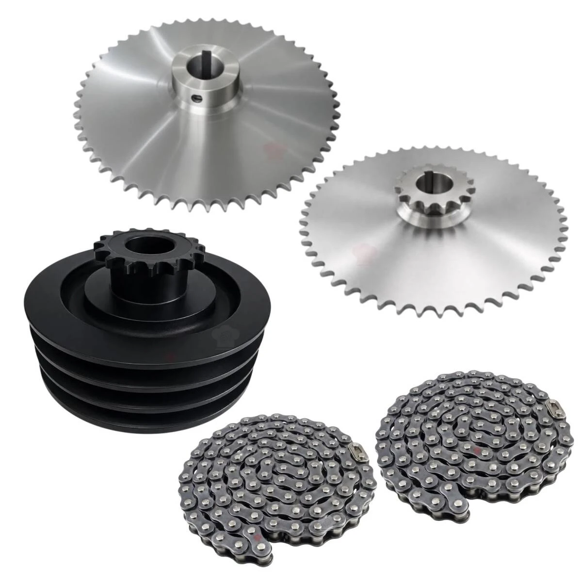 KIT ENGRENAGENS POLIA CORRENTE MASSEIRA AE40L - Foto 1