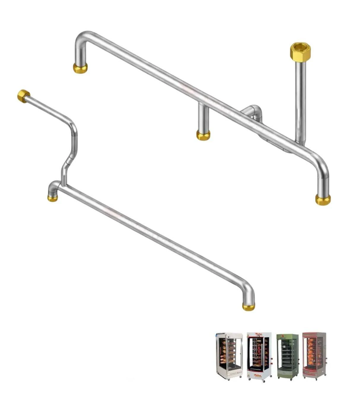 KIT TUBULAÇÕES ASSADOR PROGÁS PRP242 G3 E G4 - Foto 1
