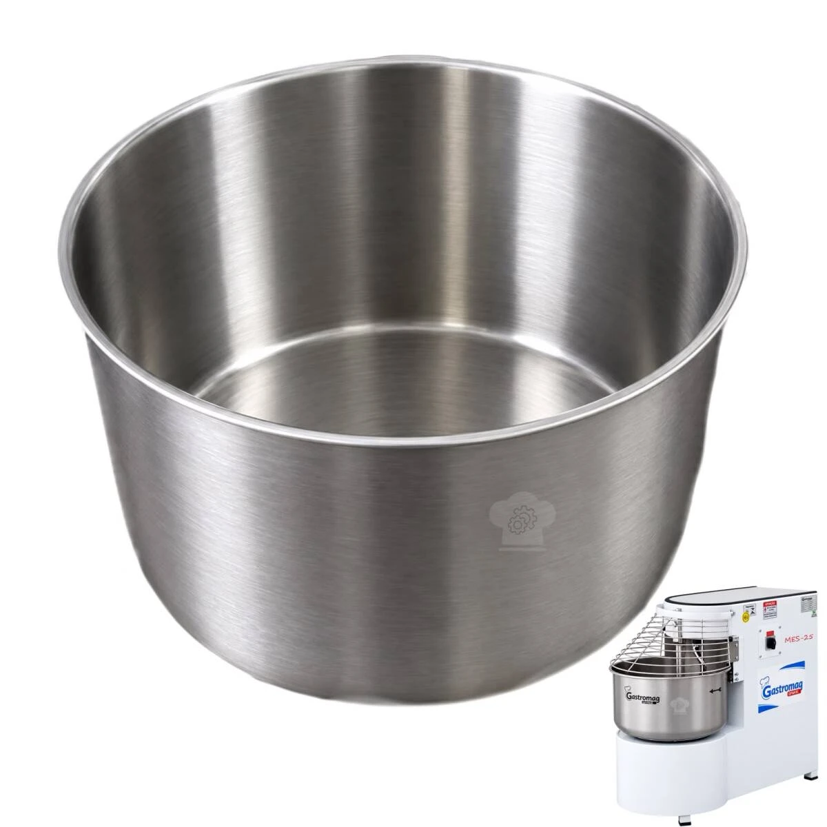 PANELA TACHO INOX MASSEIRA ESPIRAL MES25 GASTROMAQ - Foto 1